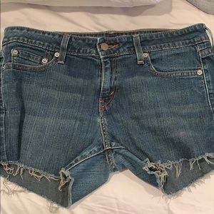 Denim shorts